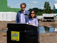 Pärnumaal Tori valla Nurme külas toimuv ASB Greenworld’i turbasubstraatide tootmise avamine. Foto: Kalev Lilleorg / ASB Greenworld