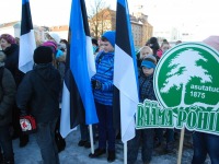 ERR tegi otsetselülituse eetrisse Pärnus kontserdimaja esiselt väljakult priiuse põlistumise päeva hommikul kell 7.20. Foto: Urmas Saard
