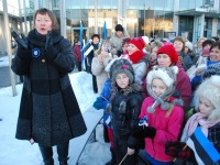ERR tegi otsetselülituse eetrisse Pärnus kontserdimaja esiselt väljakult priiuse põlistumise päeva hommikul kell 7.20. Foto: Urmas Saard