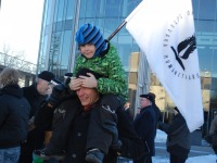 ERR tegi otsetselülituse eetrisse Pärnus kontserdimaja esiselt väljakult priiuse põlistumise päeva hommikul kell 7.20. Foto: Urmas Saard