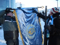 ERR tegi otsetselülituse eetrisse Pärnus kontserdimaja esiselt väljakult priiuse põlistumise päeva hommikul kell 7.20. Foto: Urmas Saard