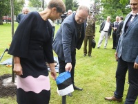 020 President Kersti Kaljulaid Pärnu Rannapargis. Foto: Urmas Saard / Külauudised