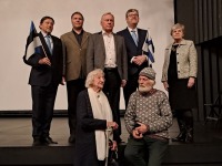 „Pühapäev presidendiga“ Endla teatris. Foto: Urmas Saard / Külauudised