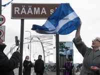 Rääma silla nime ametlik välja kuulutamine. Foto: Urmas Saard / Külauudised