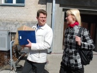 Raamatu „Sindi elu piltides” esitlusele eeln ja esitluse pä aastal 2013. Foto: Urmas Saard Külauudised