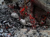 Raeküla Vanakooli keskuse huvikooli loodusring sügisetuleku ootel. Foto: Ave Teeääre