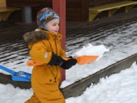 Rahvusvaheline lumememme päev Sindi lasteaias. Foto: Urmas Saard / Külauudised