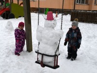 Rahvusvaheline lumememme päev Sindi lasteaias. Foto: Urmas Saard / Külauudised