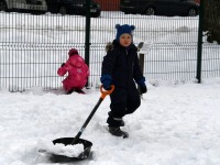Rahvusvaheline lumememme päev Sindi lasteaias. Foto: Urmas Saard / Külauudised
