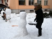 Rahvusvaheline lumememme päev Sindi lasteaias. Foto: Urmas Saard / Külauudised