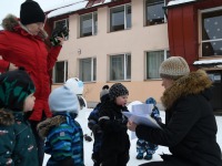 Rahvusvaheline lumememme päev Sindi lasteaias. Foto: Urmas Saard / Külauudised
