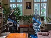 Rändnäituse “Eesti riigipead 1918–2018” avamine Raeküla Vanakooli keskuses. Foto: Urmas Saard / Külauudised