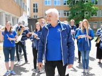 Rein Vendla dirigendina erinevates esinemispaikades. Foto: Urmas Saard / Külauudised