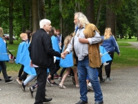 Rein Vendla dirigendina erinevates esinemispaikades. Foto: Urmas Saard / Külauudised
