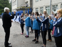 Rein Vendla dirigendina erinevates esinemispaikades. Foto: Urmas Saard / Külauudised