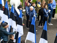 Rein Vendla dirigendina erinevates esinemispaikades. Foto: Urmas Saard / Külauudised
