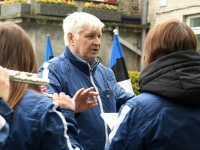 Rein Vendla dirigendina erinevates esinemispaikades. Foto: Urmas Saard / Külauudised