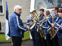 Rein Vendla dirigendina erinevates esinemispaikades. Foto: Urmas Saard / Külauudised