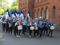 Rein Vendla dirigendina erinevates esinemispaikades. Foto: Urmas Saard / Külauudised