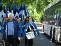 Rein Vendla dirigendina erinevates esinemispaikades. Foto: Urmas Saard / Külauudised