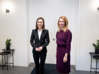 Renoveeritud Eesti saatkonnahoone Helsingis, avamise päeval. Foto: Jürgen Randma