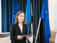 Renoveeritud Eesti saatkonnahoone Helsingis, avamise päeval. Foto: Jürgen Randma