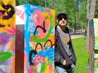 RUA tänavakunstifestivali tänavakunsti töötoas Pärnus. Foto: Urmas Saard / Külauudised