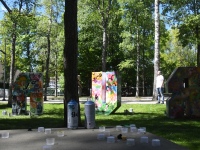 RUA tänavakunstifestivali tänavakunsti töötoas Pärnus. Foto: Urmas Saard / Külauudised