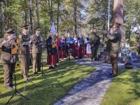 Mängib Kaitseliidu Pärnumaa maleva orkester Saxon. Foto: Andrus Peetson
