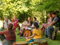 Eesti Arhailiste Traditsioonide Keskuses 2026. a suvel toimunud Šamaanifestival. Foto: Natali Plugnikova