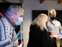 Sindi gümnaasiumis valmib Tartu rahu 101. aastapäeva tähistav videosalvestus. Foto: Urmas Saard / Külauudised