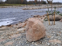 Sindi kärestiku juurde rajatud roheala. Foto: Urmas Saard / Külauudised