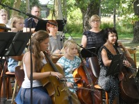 Sindi muusikakooli koosmängu suvelaagri lõppkontert 2022. Foto: Urmas Saard / Külauudised