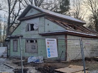 Sindis Pärnu maantee 51 renoveerimine. Foto: Urmas Saard / Külauudised