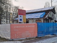 Sindis Pärnu maantee 51 renoveerimine. Foto: Urmas Saard / Külauudised