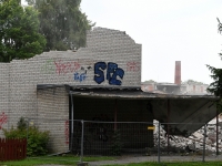 007 Sindis, Pärnu mnt 26 hoone lammutamine. Foto: Urmas Saard