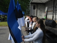 Taasiseseisvumisepäeva 34. aastapäeva tähistamine Sindis. Foto: Urmas Saard / Külauudised
