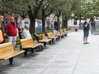 Taasiseseisvusepäeva hommikul Iseseisvuse väljakul. Foto: Urmas Saard / Külauudised