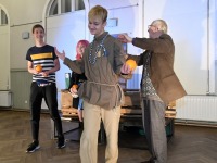 „Takka tagumine paar välja” esietendus. Foto: Urmas Saard / Külauudised