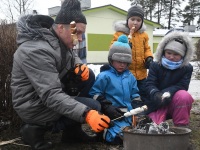 Talvine perepäev Raekülas. Foto: Urmas Saard / Külauudised