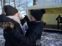 Talvisel energiliste elamuste perepä Sindi ujulas. Foto: Urmas Saard / Külauudised
