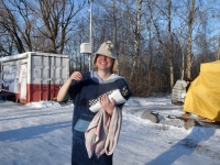 Talvisel energiliste elamuste perepä Sindi ujulas. Foto: Urmas Saard / Külauudised