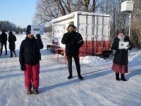 Talvisel energiliste elamuste perepä Sindi ujulas. Foto: Urmas Saard / Külauudised