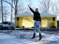 Talvisel energiliste elamuste perepä Sindi ujulas. Foto: Urmas Saard / Külauudised