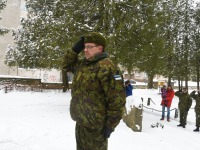 Urmas Piigert, Tartu rahu 101. aastapäeva mälestushetk Türi kesklinna kalmistul. Foto: Urmas Saard / Külauudised