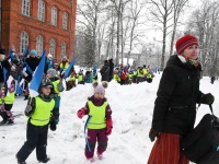 Ülle Ots.Tartu rahu 102. aastapäeva tähistamine Sindis. Foto: Urmas Saard / Külauudised