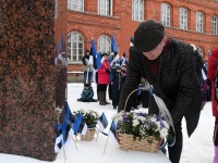 Tartu rahu 102. aastapäeva tähistamine Sindis. Foto: Urmas Saard / Külauudised
