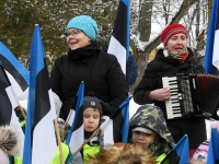 Tartu rahu 102. aastapäeva tähistamine Sindis. Foto: Urmas Saard / Külauudised