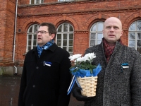 Tartu rahu 103. aastapäeva tähistamine Sindis. Foto: Urmas Saard / Külauudised
