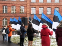 Tartu rahu 103. aastapäeva tähistamine Sindis. Foto: Urmas Saard / Külauudised